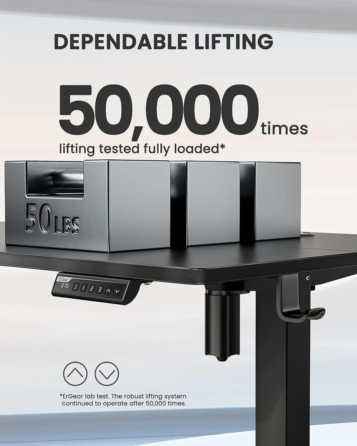 Height Adjustable Electric Standing Desk 47.2 x 23.6 Inches