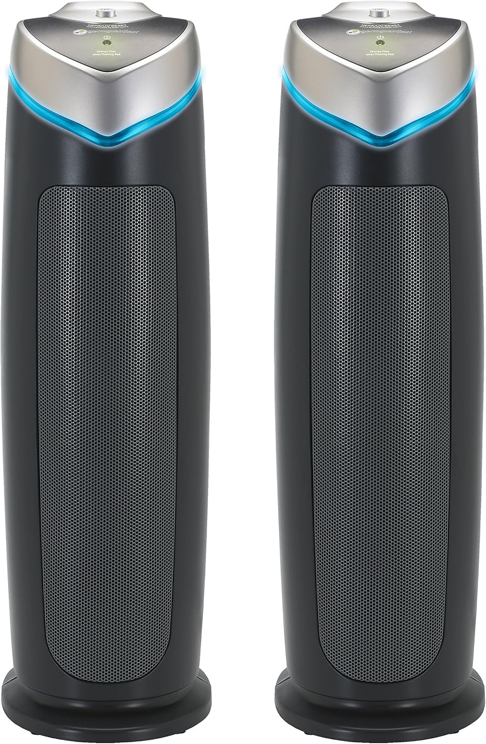 Home air purifier with HEPA pure filter