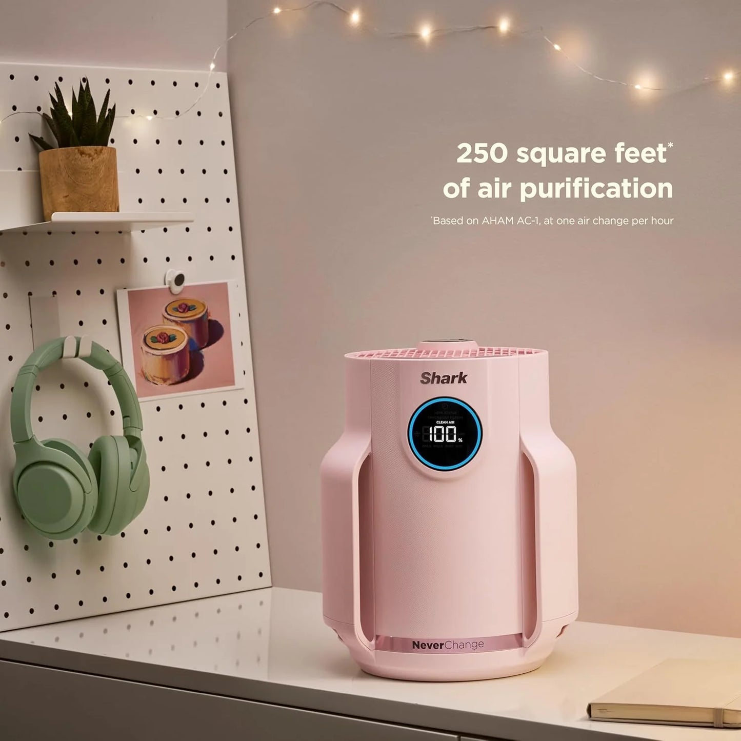 Air Purifier Compact Pro with Long-lasting HEPA Exceeding Filtration, For Pet Dander, Dust, Smoke, Allergens, Up to 250 sq. ft.