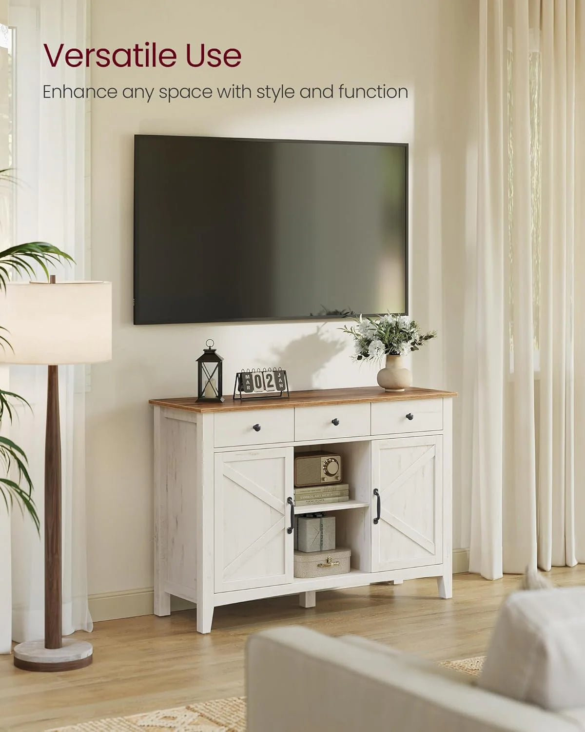 Storage Cabinet Buffet Cabinet with Adjustable Shelves