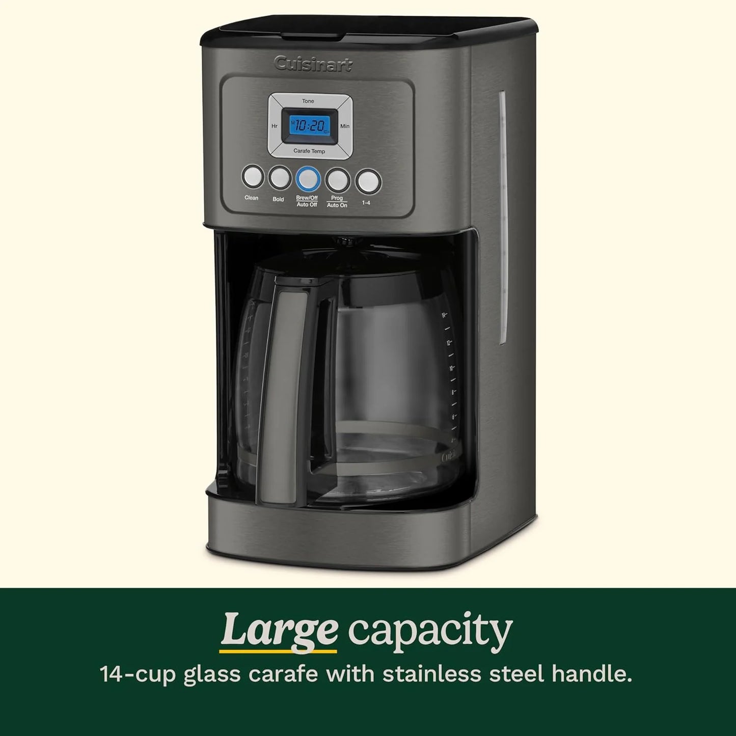 Cuisinart DCC-3200P1 Coffee Maker Fully Automatic with Brew Strength Control