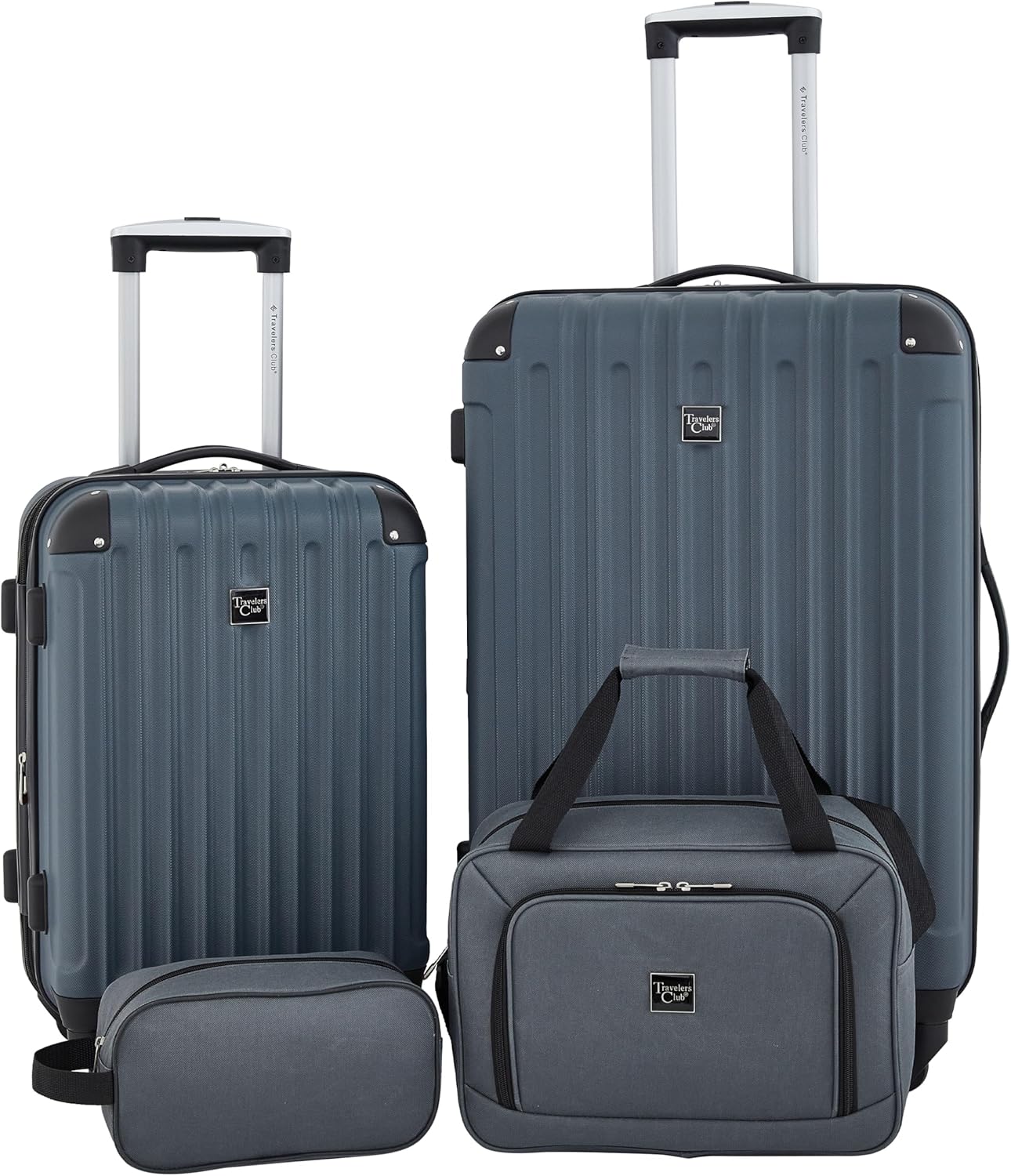 Hardside Travel Luggage, Lilac, Set of 4