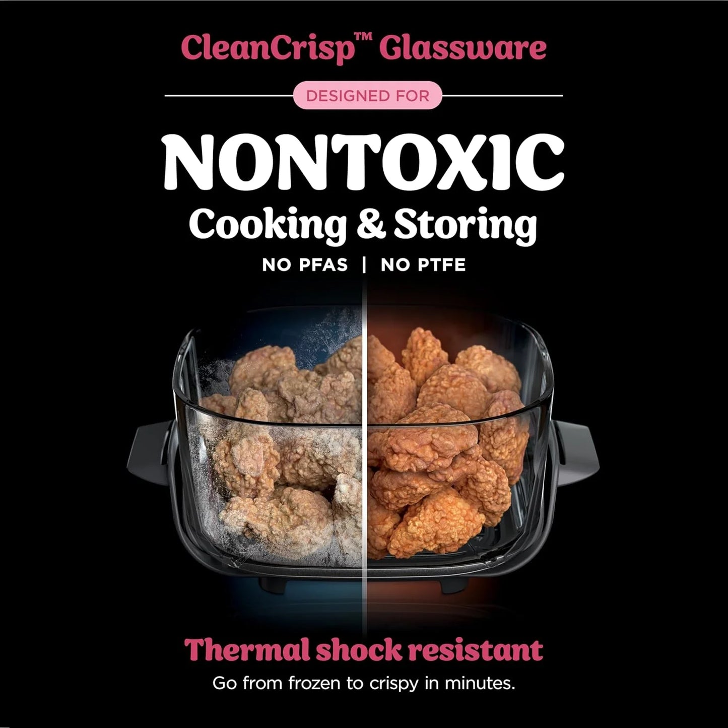 Crispi Air Fryer Microwave Freezer & Dishwasher Safe