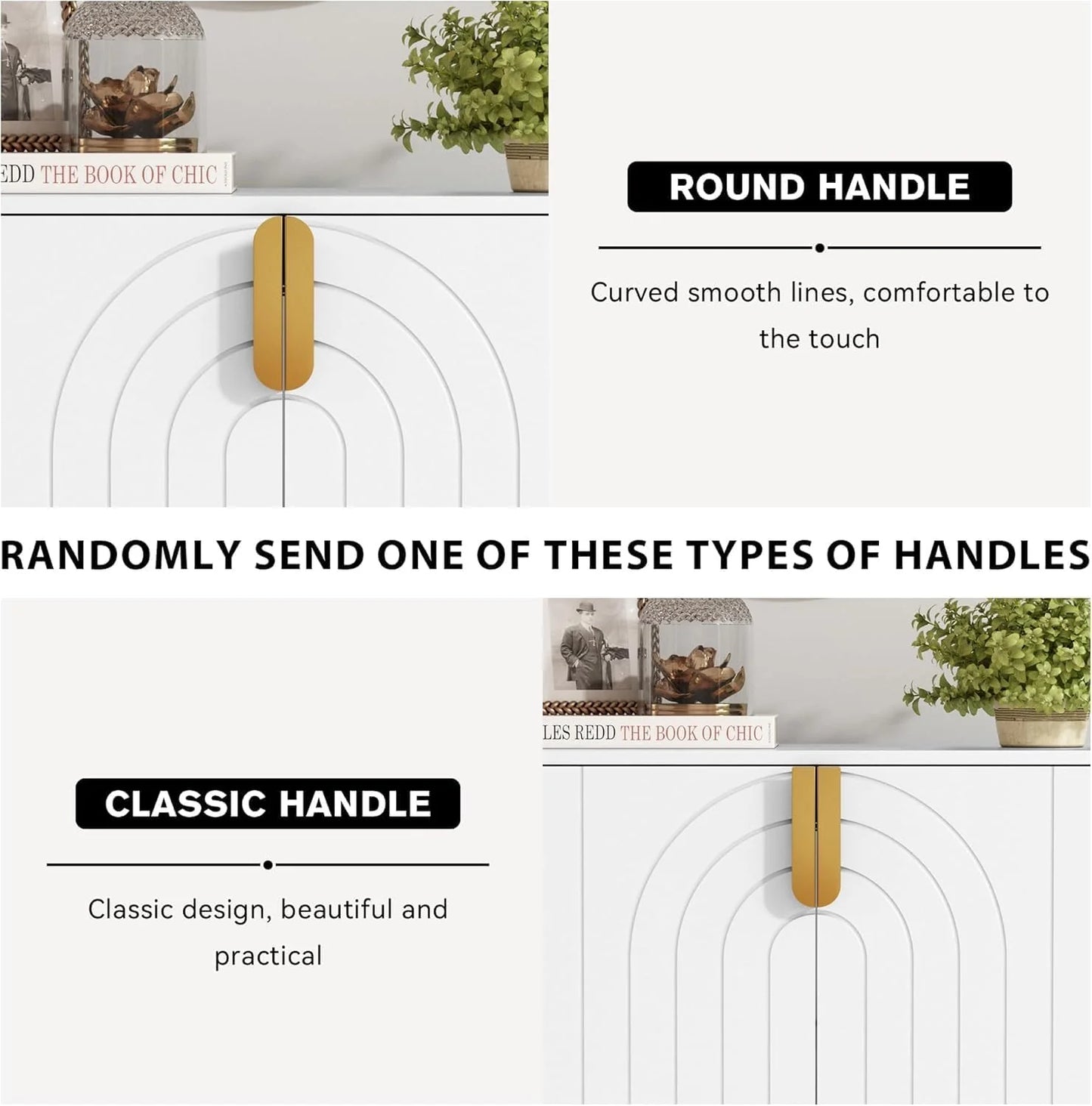 Accent Wood Grain Cabinet with 2 Doors