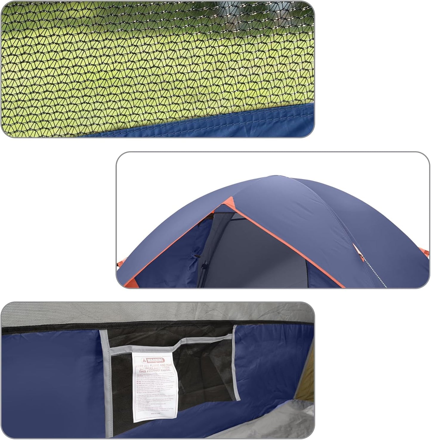 Camping Tent 2/3/4/6 Person Dome Tent Portable Camping Tent for Outdoor and Backpacking Beach
