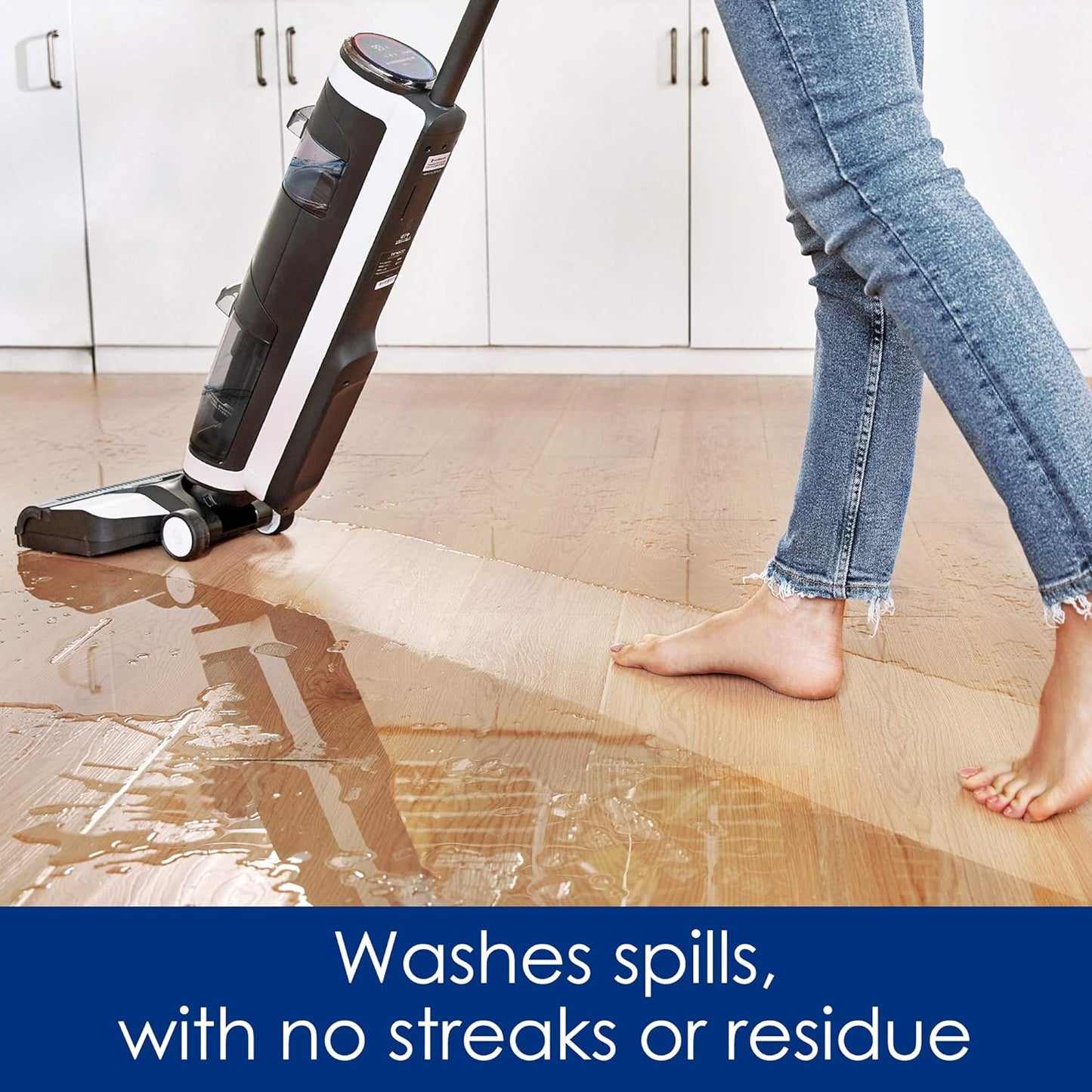 Wet Dry Vacuum Cordless Floor Cleaner and Mop One-Step Cleaning for Hard Floors