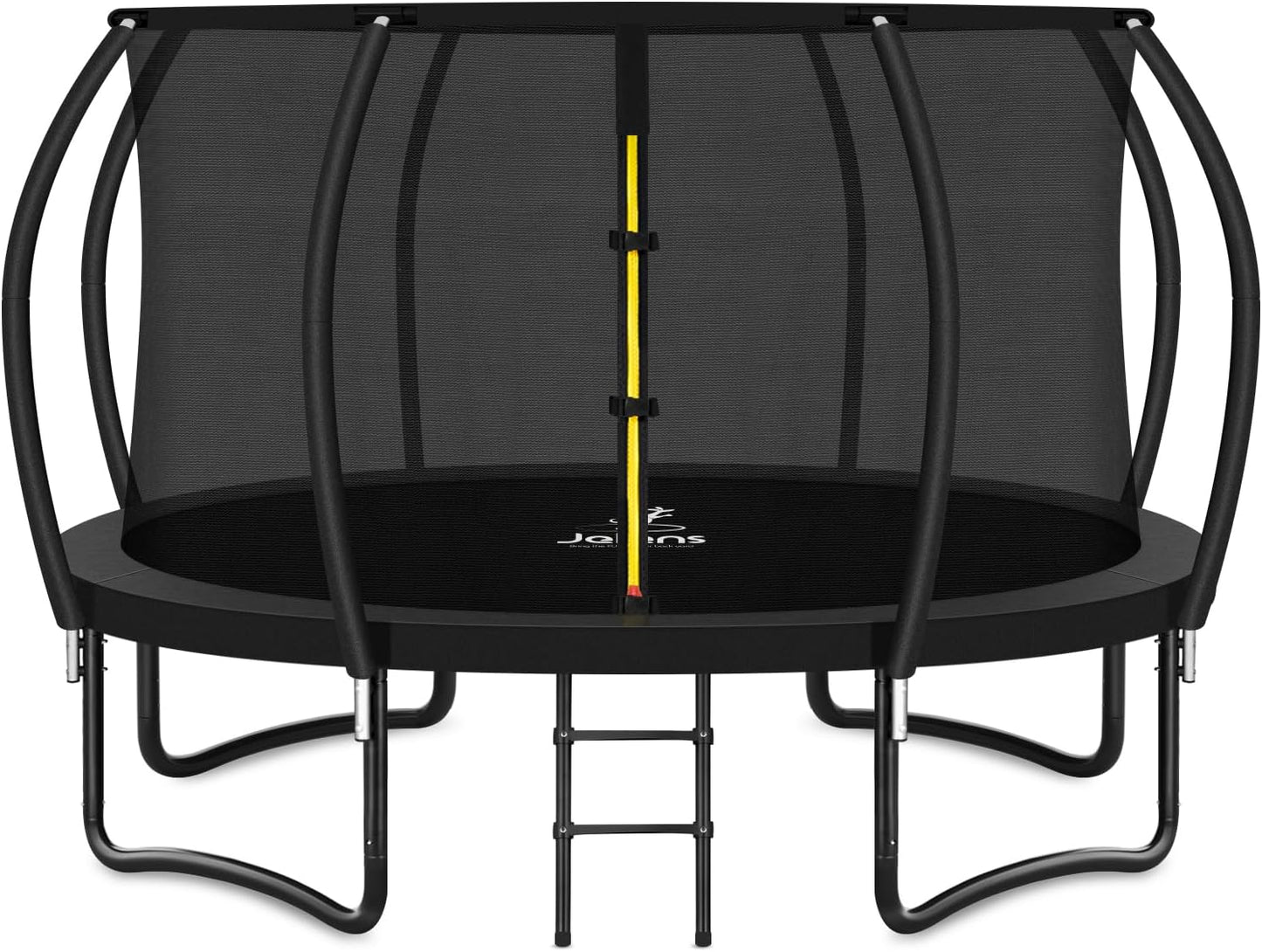 Trampoline 8FT 10FT 12FT 14FT 16FT, Recreational Trampolines with Enclosure Net and Ladder, Outdoor Anti-Rust Trampolines for Kids and Adults, ASTM Approved