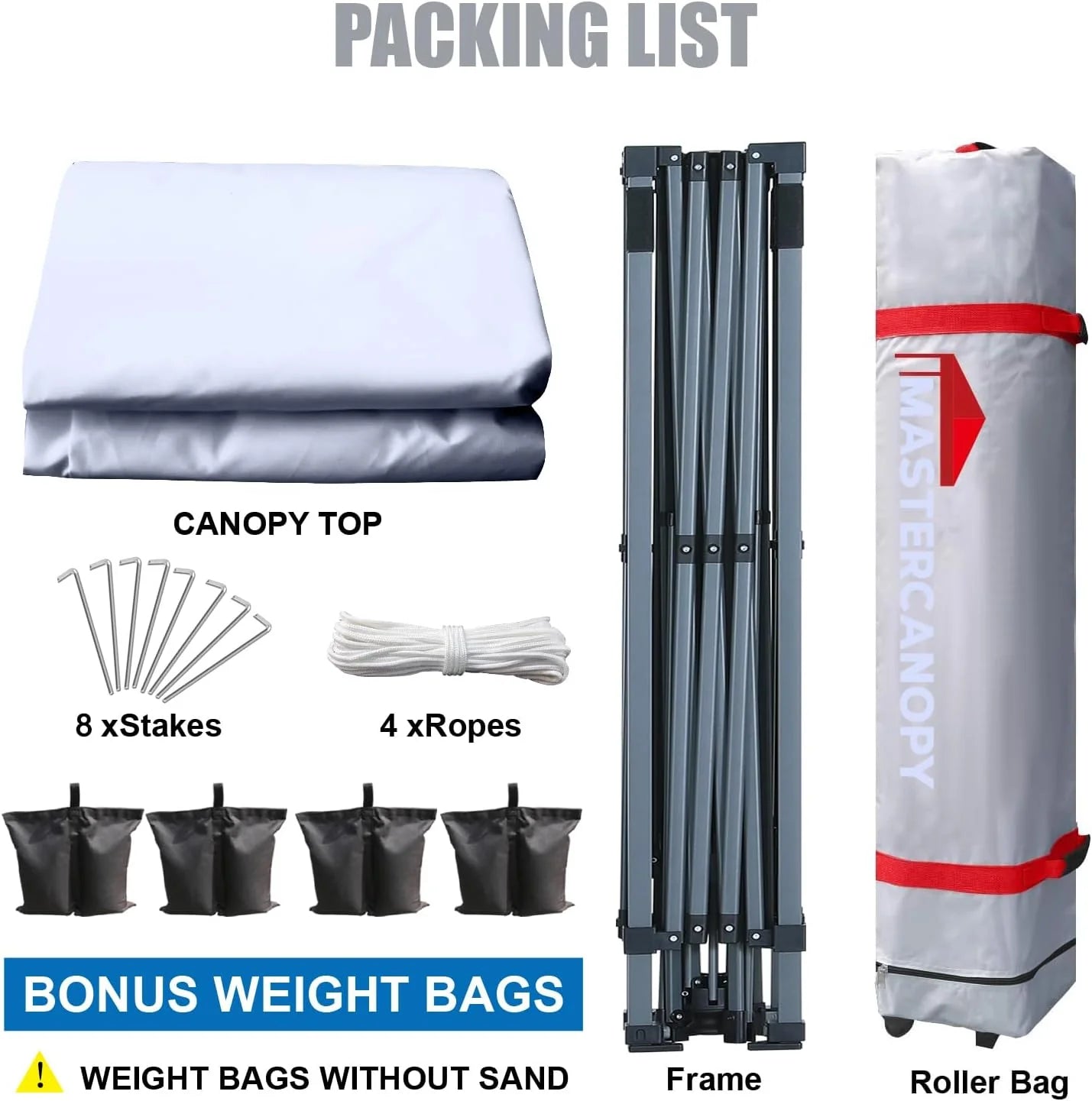 Durable Pop-up Canopy Tent with Roller Bag (10x10, Black)