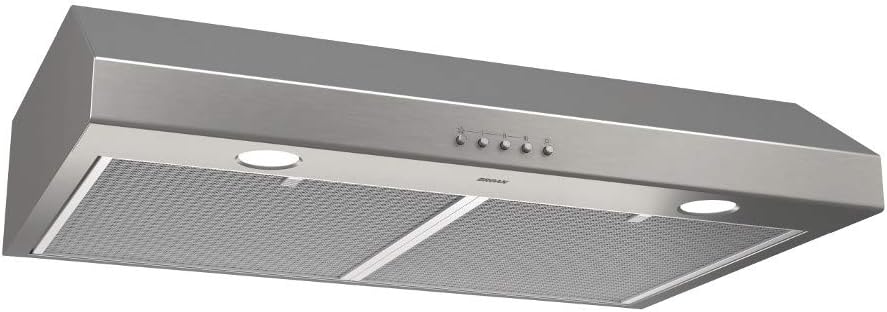 Broan-NuTone Three-Speed Glacier Undercabinet Range Hood with LED Light, ADA Compliant