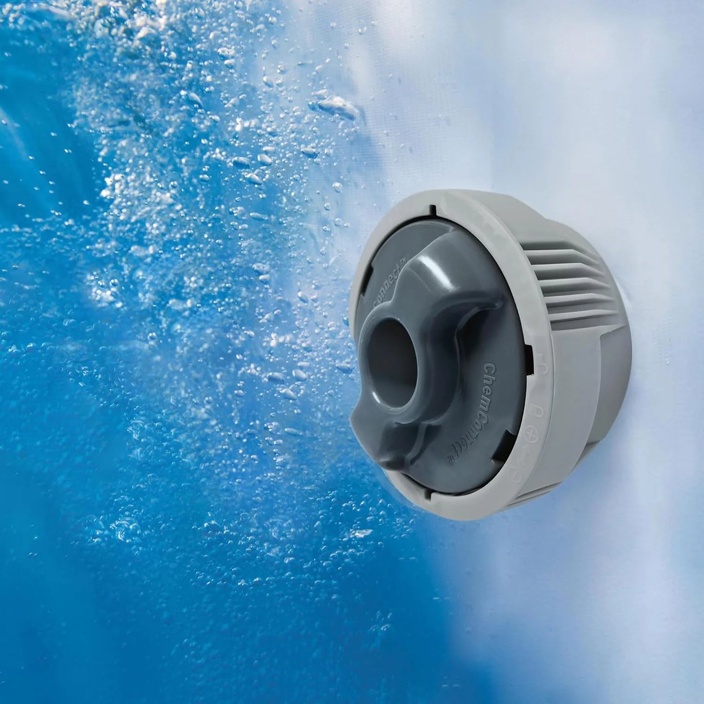 SaluSpa Aruba AirJet Large Round 2 to 3 Person Inflatable Hot Tub Portable Outdoor Spa with 110 AirJets and EnergySense Cover, Grey