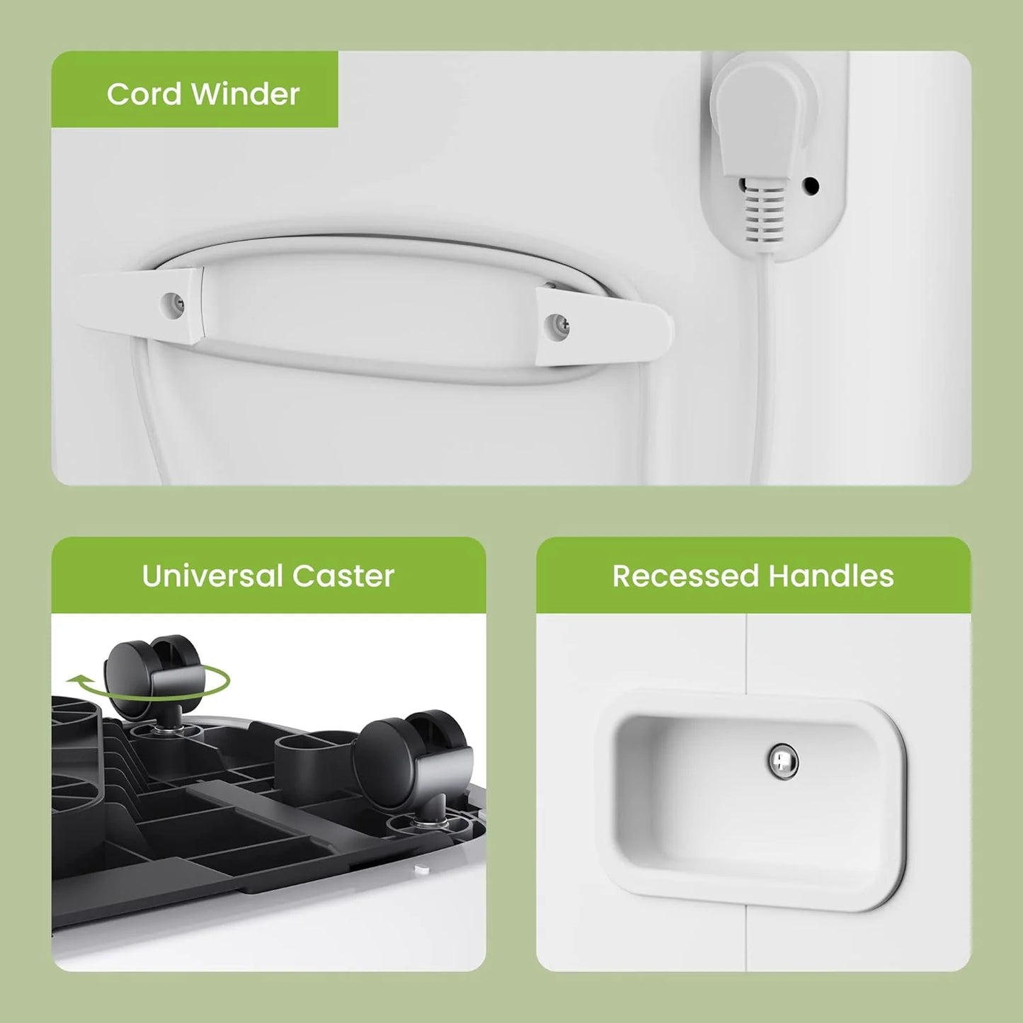 Waykar 2000 Sq. Ft Dehumidifier for Home and Basements, with Auto or Manual Drainage, 0.66 Gallon Water Tank Capacity