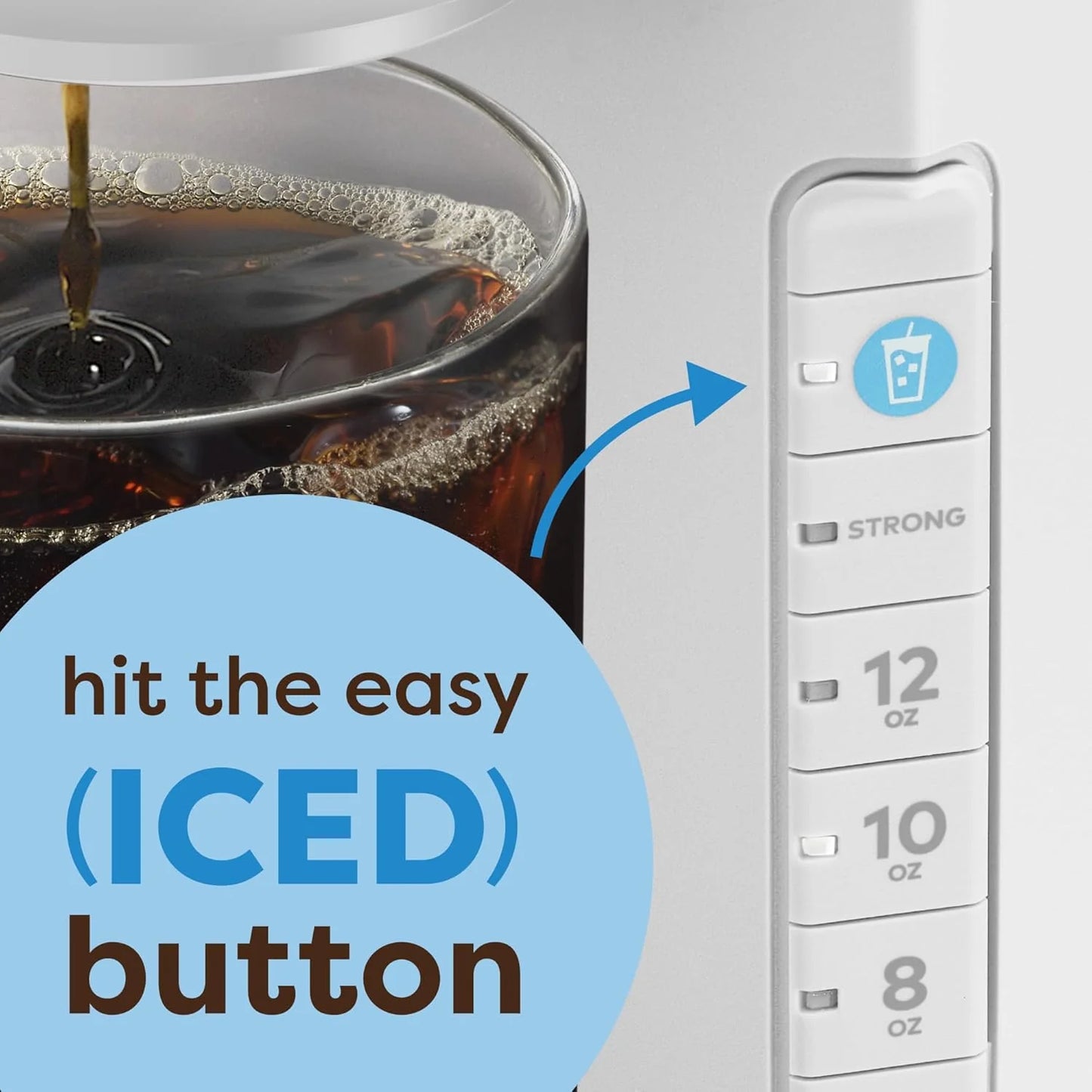K-Iced Coffee Maker Single Serve K-Cup Pod