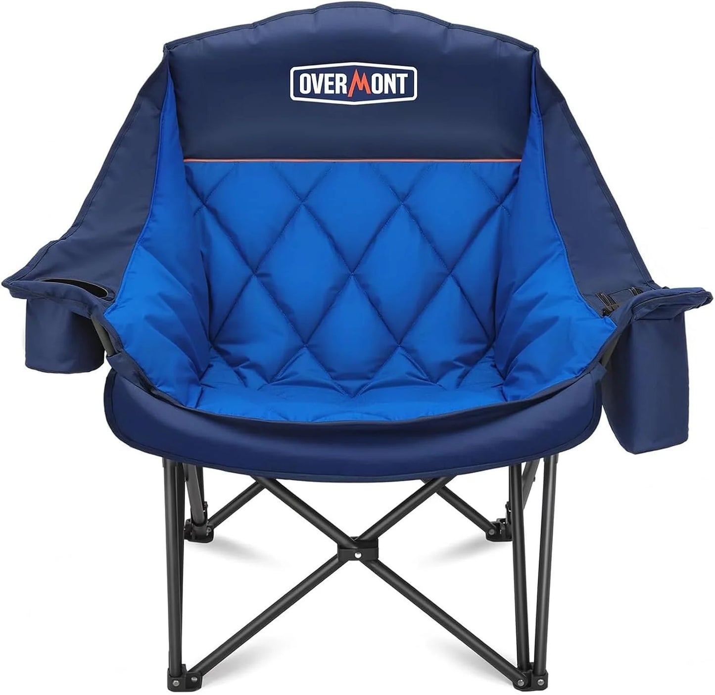 Extra Large Double Camping Chair - 2 Person Comfortable Sofa Chair Adult Loveseat - Heavy Duty Lawn Chair