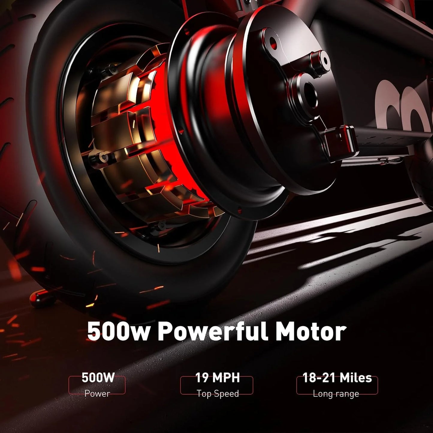 iScooter electric scooter with seat, 37/21 mile range, 28/19/15.6 mph top speed, dual suspension scooter with basket