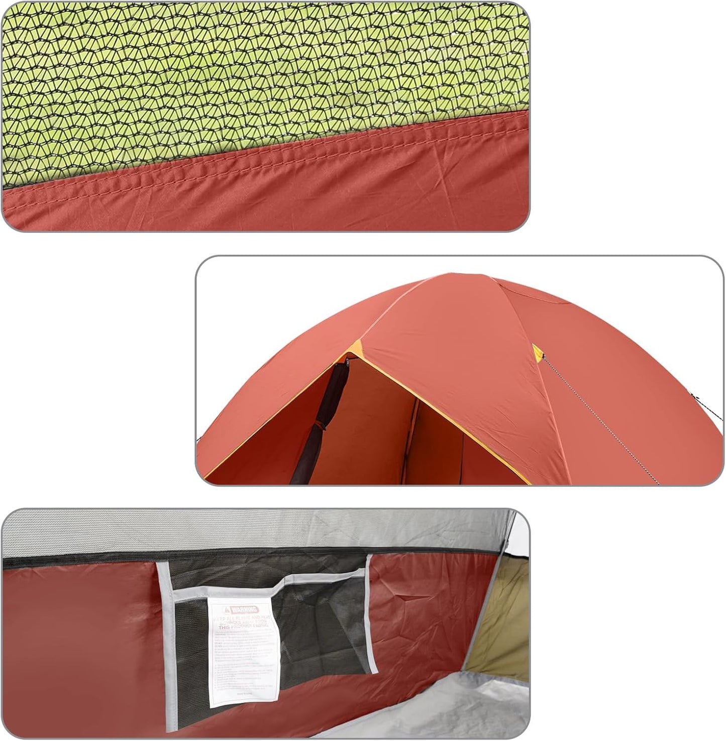 Camping Tent 2/3/4/6 Person Dome Tent Portable Camping Tent for Outdoor and Backpacking Beach