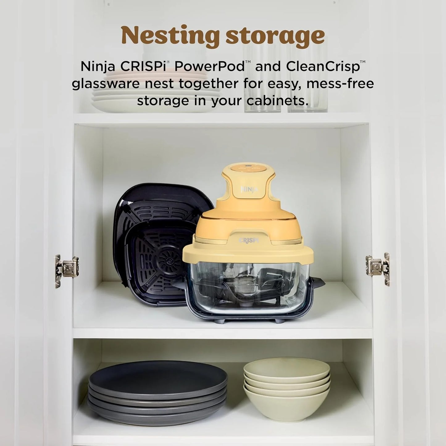 Crispi Air Fryer Microwave Freezer & Dishwasher Safe