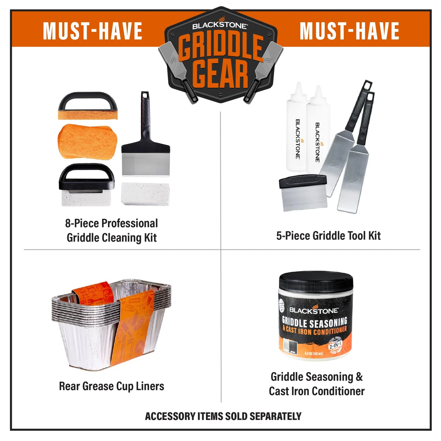 Blackstone 4-Burner 36" Propane Griddle with Air Fryer and Hood