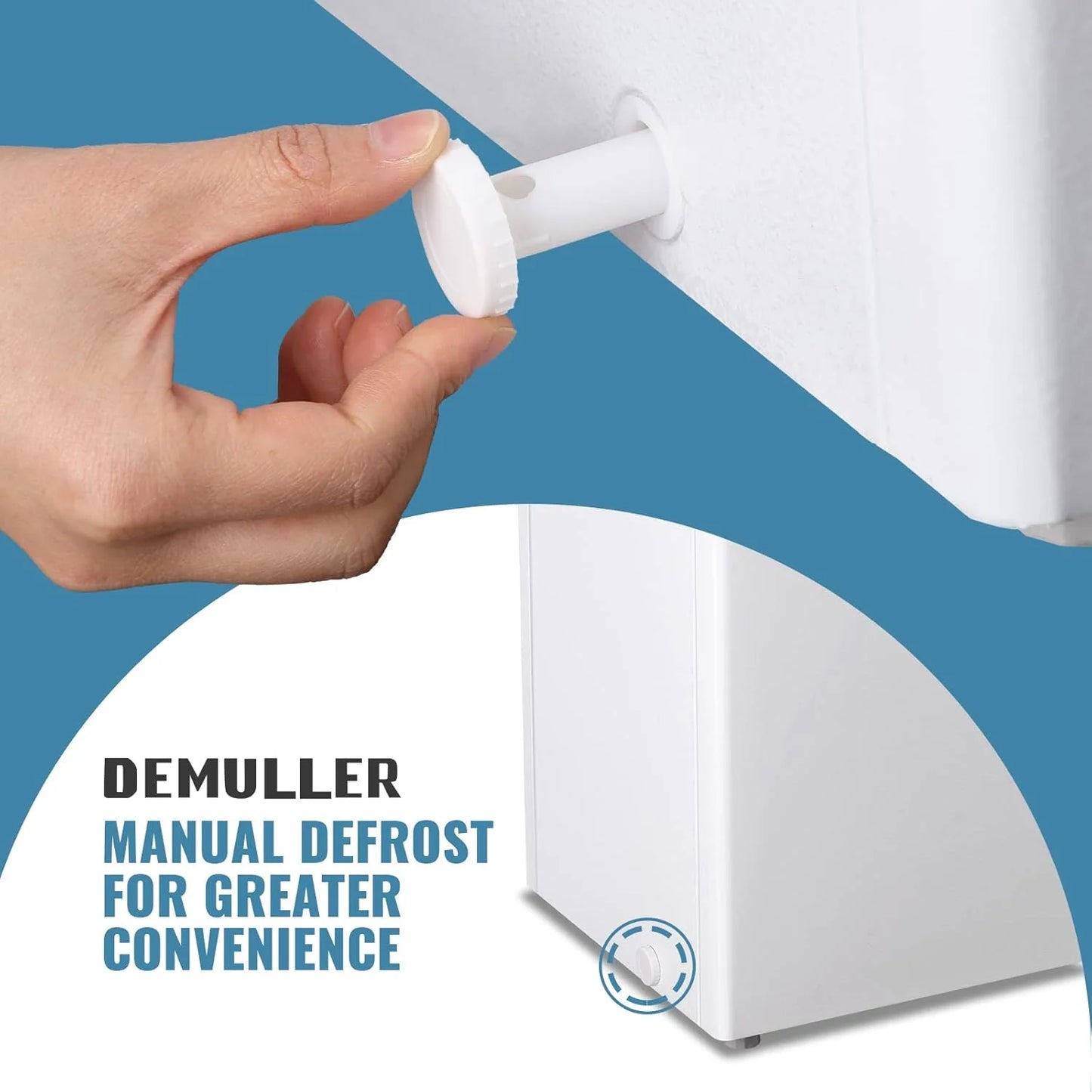 Chest Freezer 5.0Cubic Feet Deep Freezer Freestanding Freezers with 2 Removable Stainless Steel Basket, Mini Freezer Top Open Door Compact Freezer with Electronic Control 41℉ to -15℉BLACK