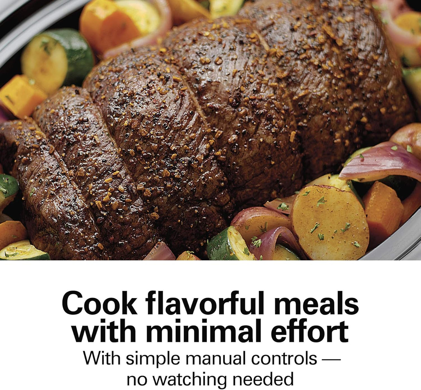 Slow Cooker, Extra Large 10 Quart, Stay or Go Portable With Lid Lock