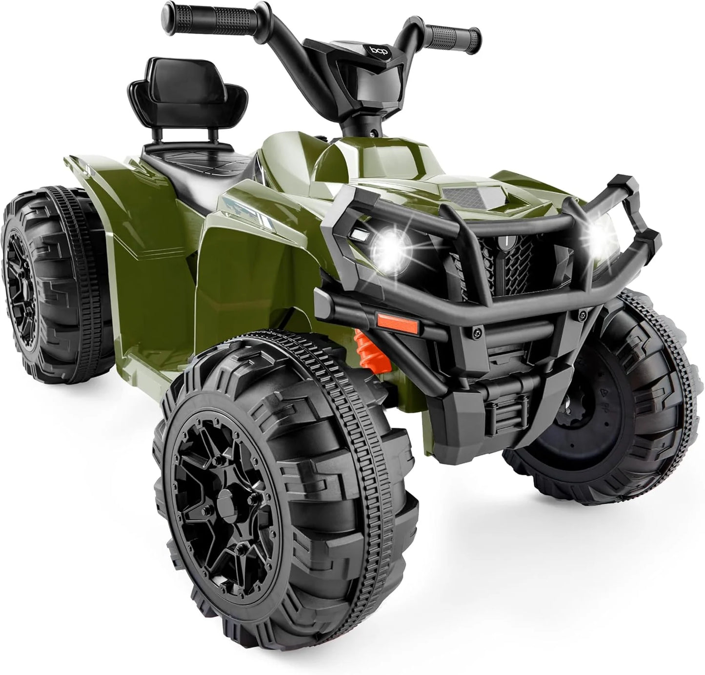Best Choice Products 12V Kids Ride-On Electric ATV, 4-Wheeler Quad Car Toy w/Bluetooth Audio, 2.4mph Max Speed, Treaded Tires, LED Headlights, Radio