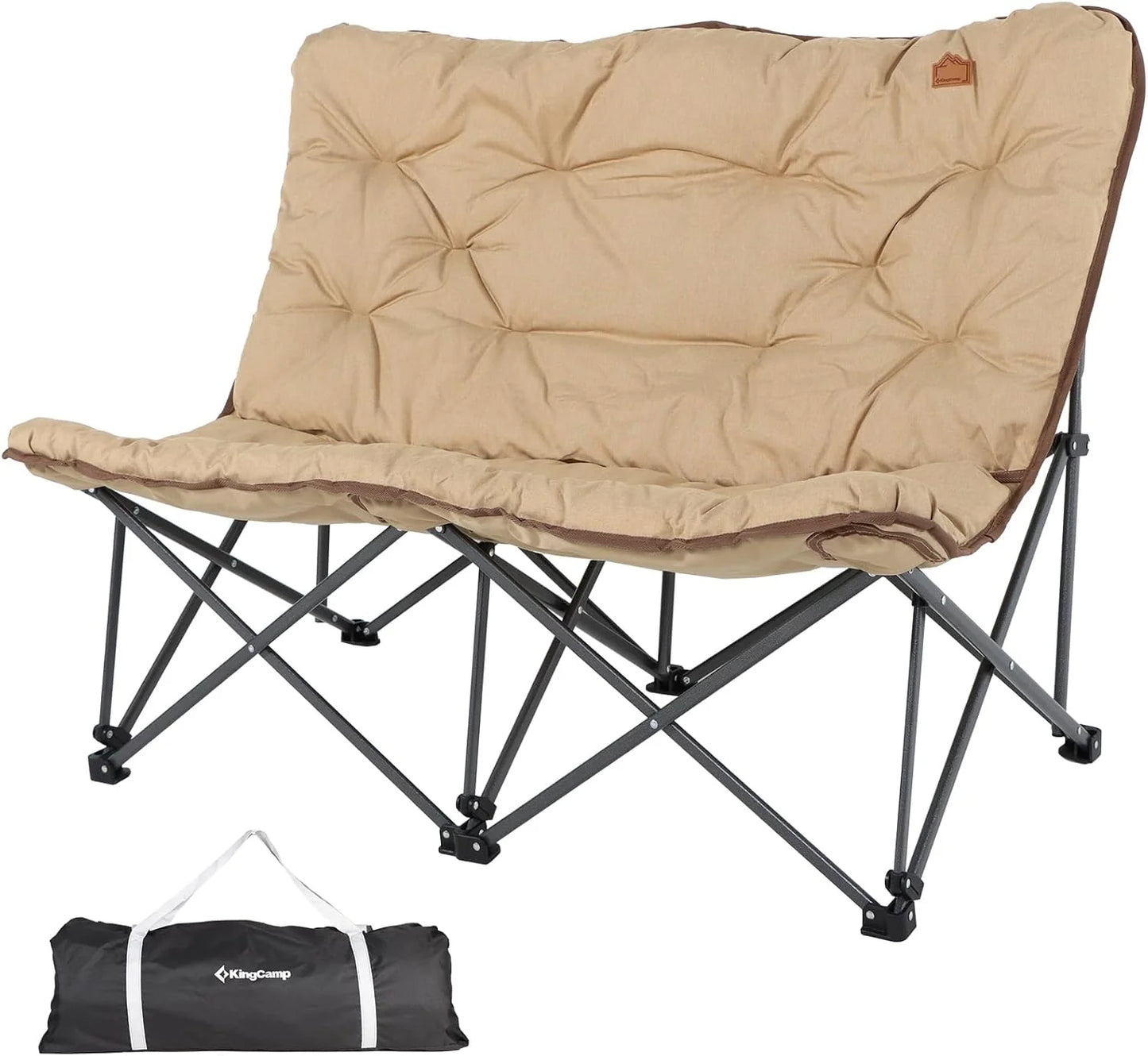 Butterfly chair, extra large thick comfortable camping chair, portable folding chair, 400 lb heavy duty seat