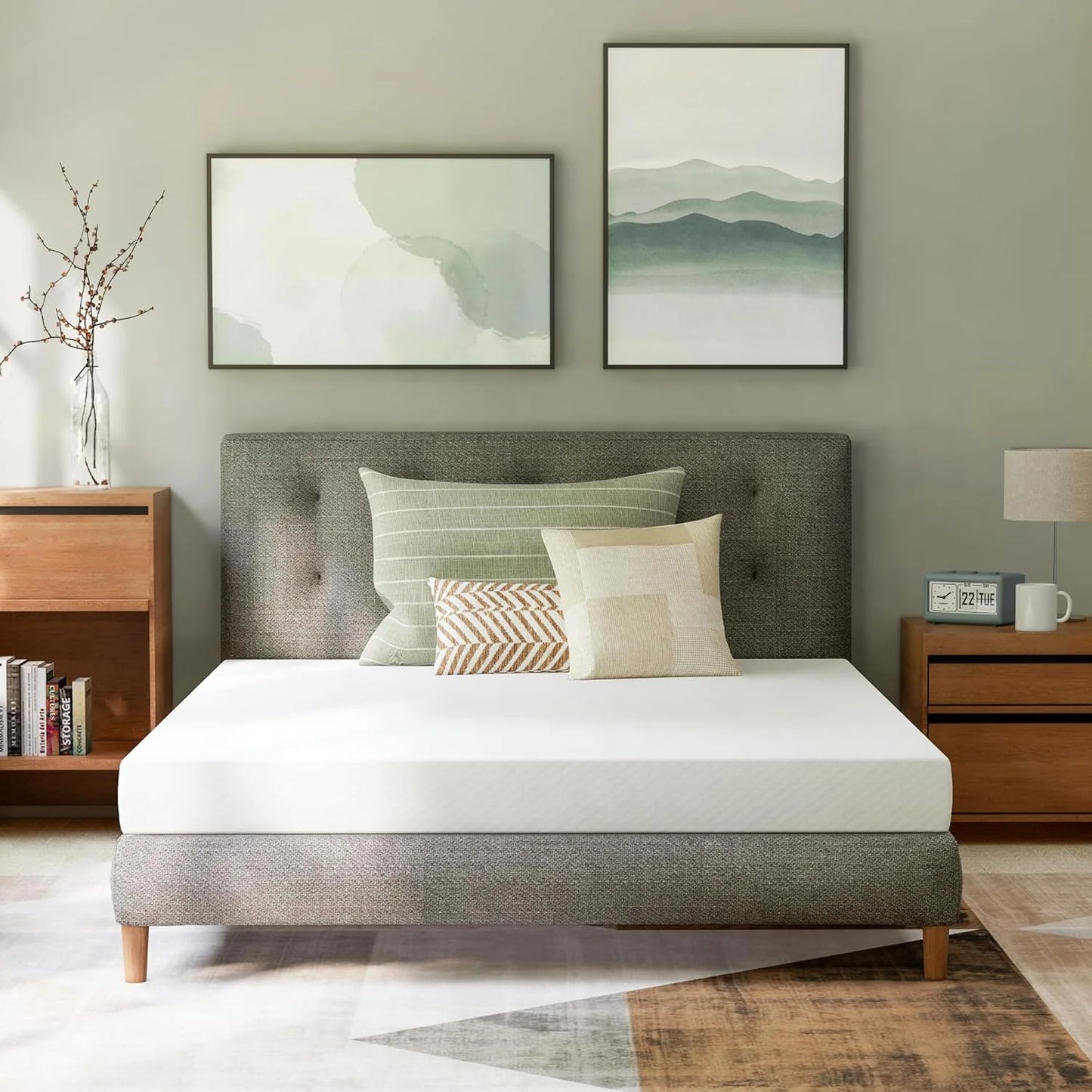 GAESTE 8-inch Fully Cooling Gel Memory Foam Mattress Mattress-in-a-Box