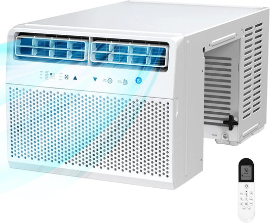 Antarctic Star U-Shaped Air Conditioner Window Unit 12000BTU Ultra Quiet Window Air Conditioner Cools up to 550 Sq. Ft