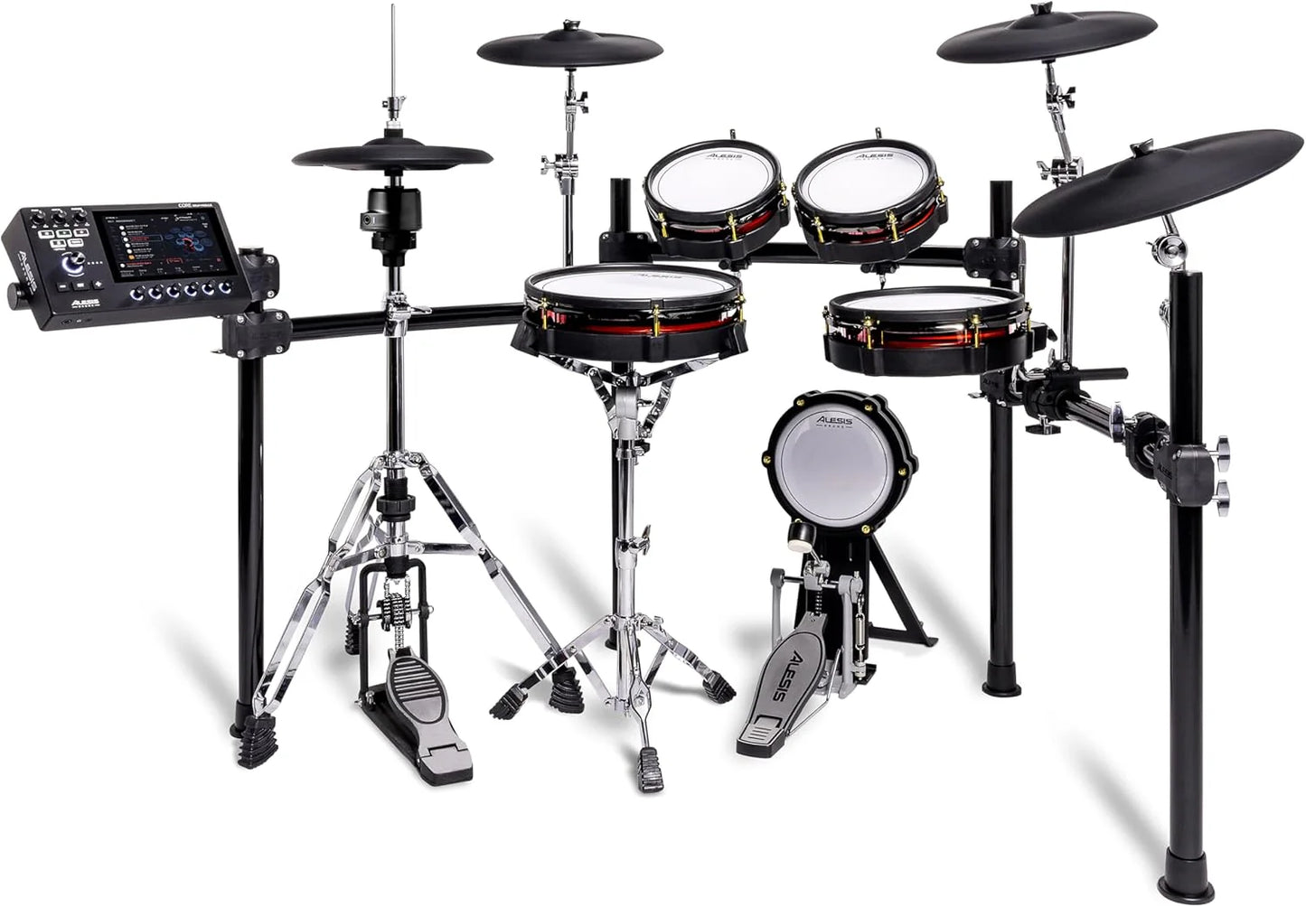 Alison Strata Prime Electronic Drum Set with Touch Screen Dual Area Grid Head