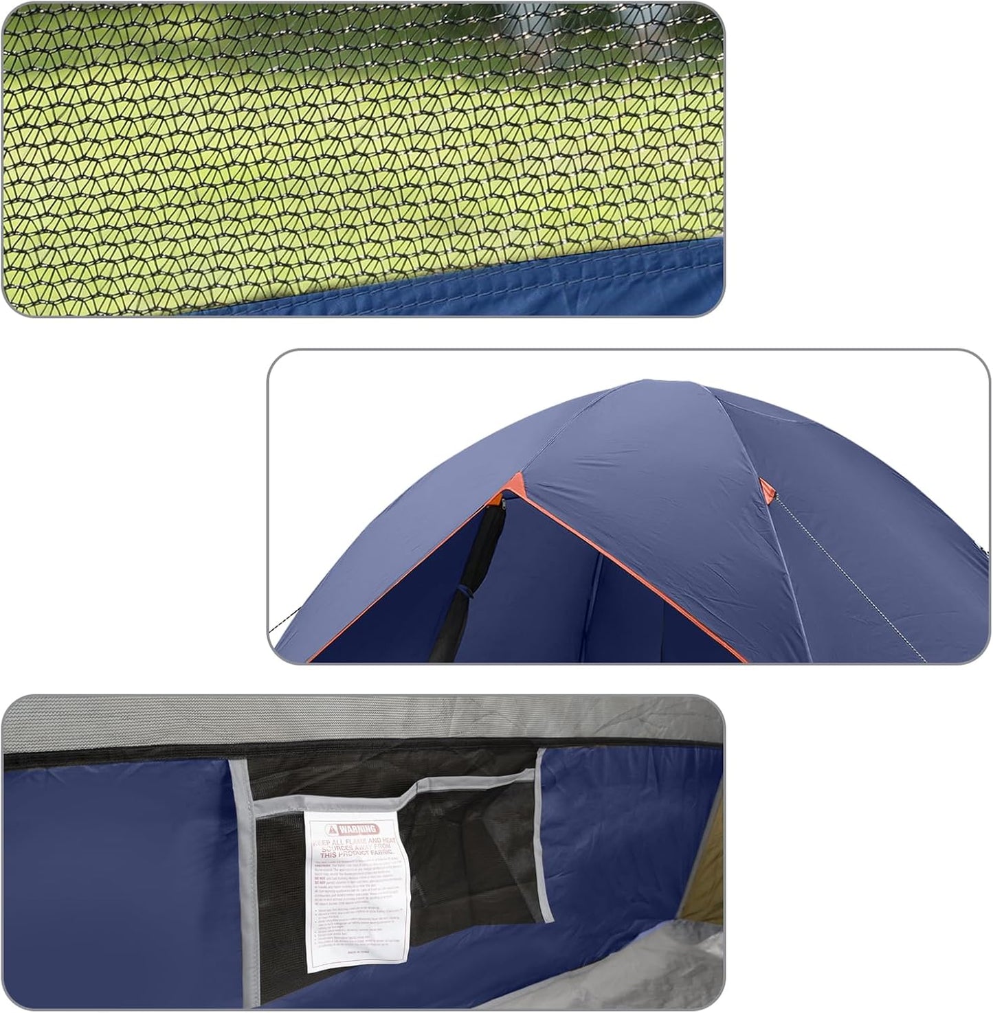 Camping Tent 2/3/4/6 Person Dome Tent Portable Camping Tent for Outdoor and Backpacking Beach