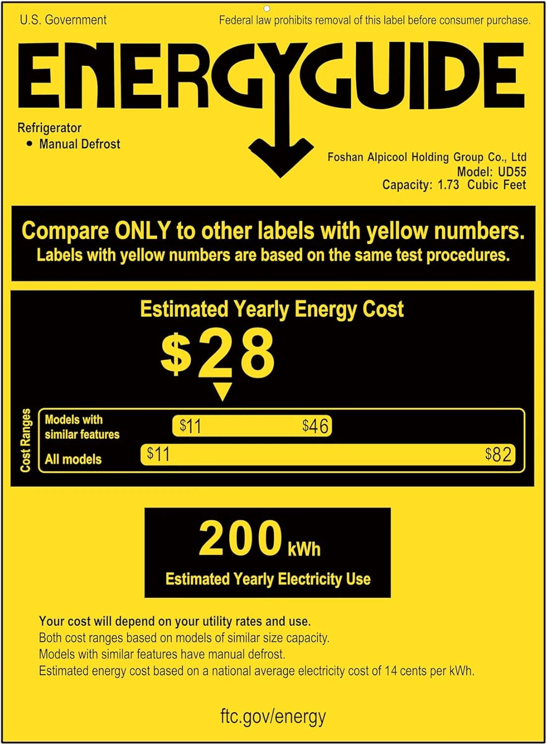 12V Car Refrigerator, 17 Quart Portable Freezer 12 Car Fridge (-4F~68F) Compressor Electric Cooler with 12/24V DC 110-240V AC, APP Control For Car Truck RV Camping, Travel Outdoor Home