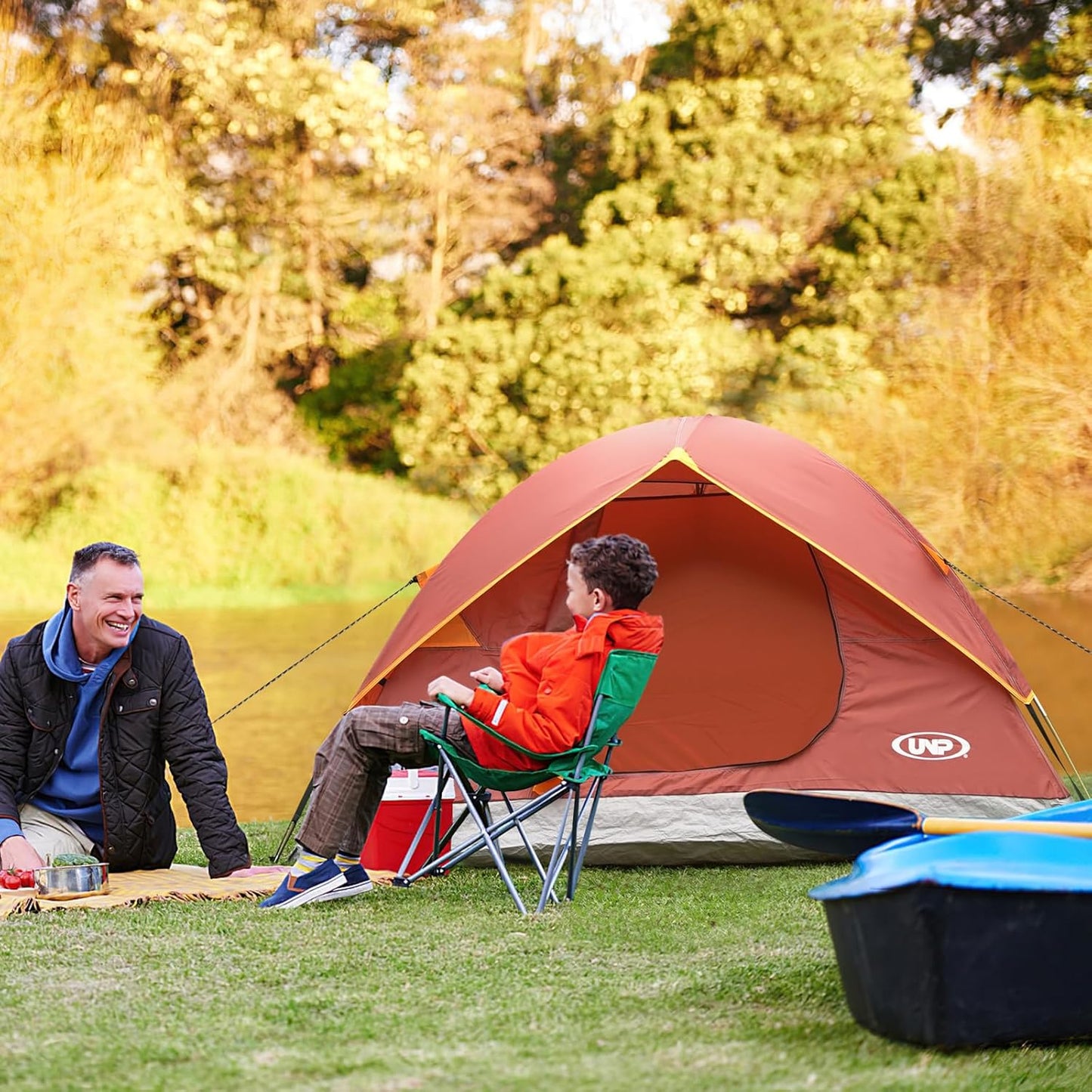 Camping Tent 2/3/4/6 Person Dome Tent Portable Camping Tent for Outdoor and Backpacking Beach