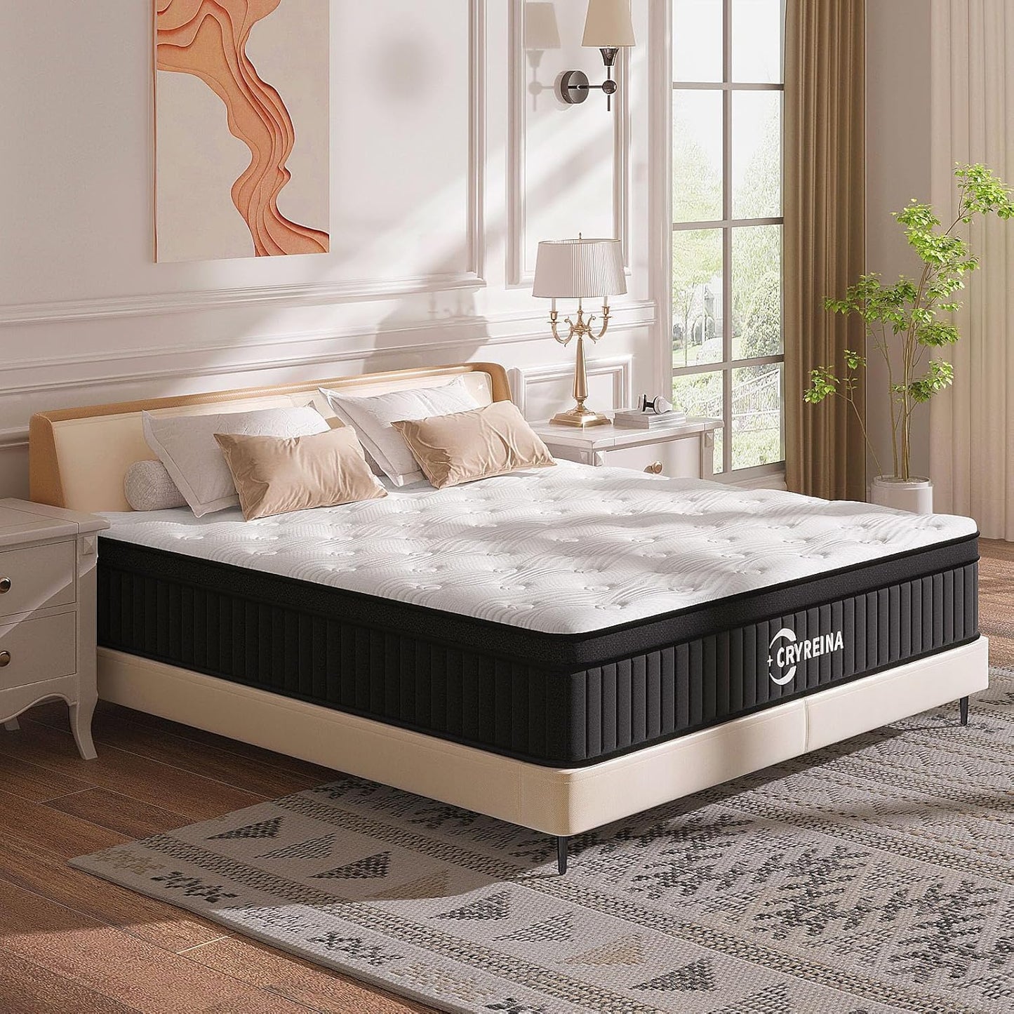 Queen Mattress, 12-inch Queen Hybrid Mattress