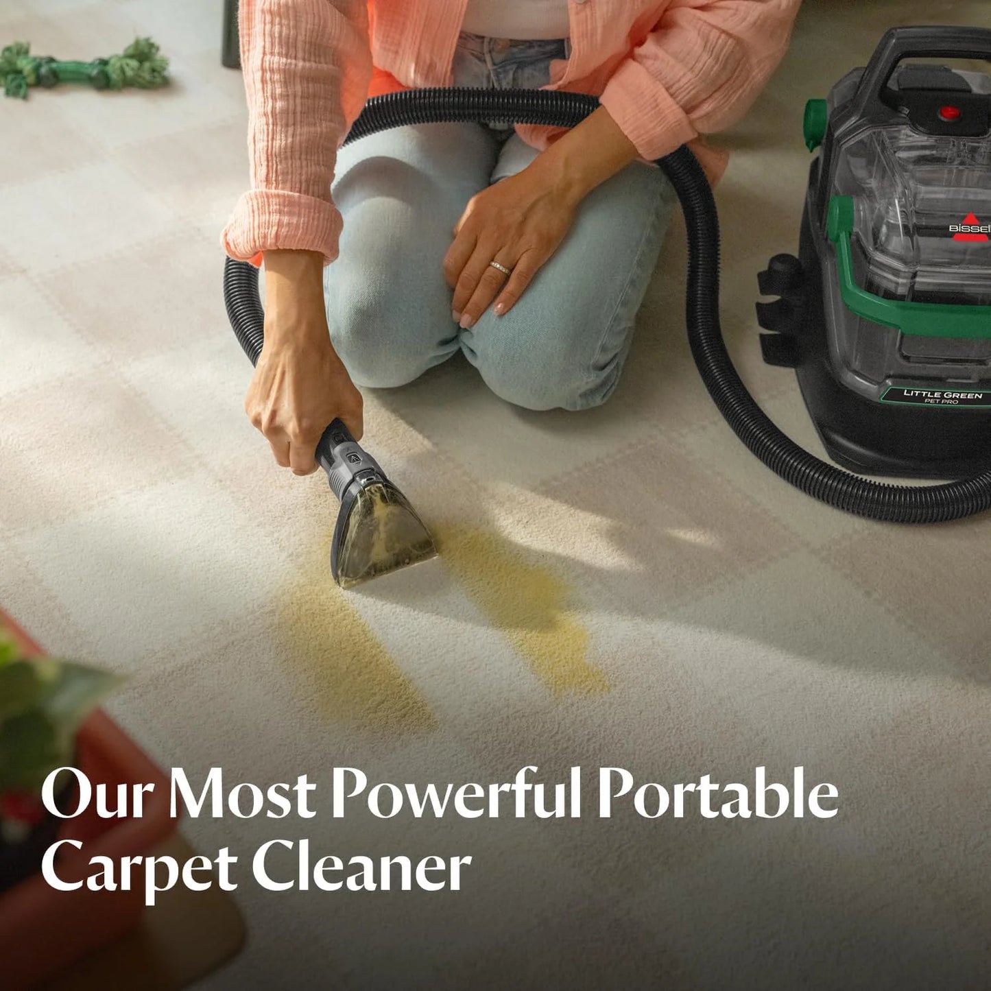 BISSELL Portable Carpet Cleaner, Portable Carpet and Upholstery Deep Cleaner, Car/Auto Detailer