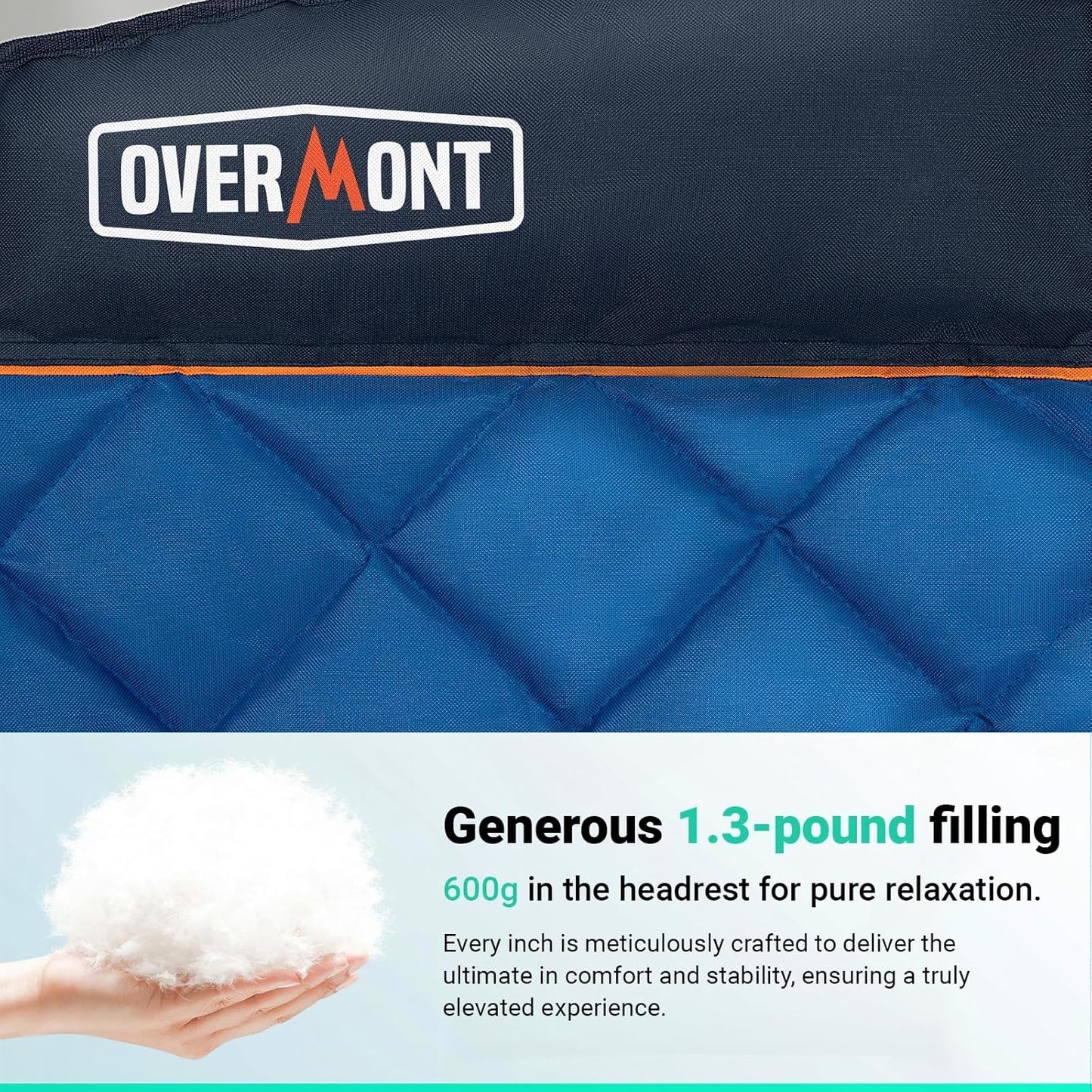 Extra Large Double Camping Chair - 2 Person Comfortable Sofa Chair Adult Loveseat - Heavy Duty Lawn Chair