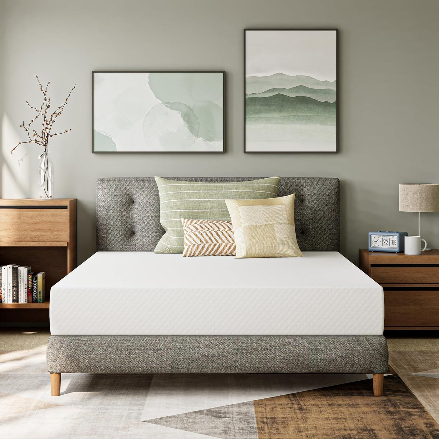 GAESTE 8-inch Fully Cooling Gel Memory Foam Mattress Mattress-in-a-Box