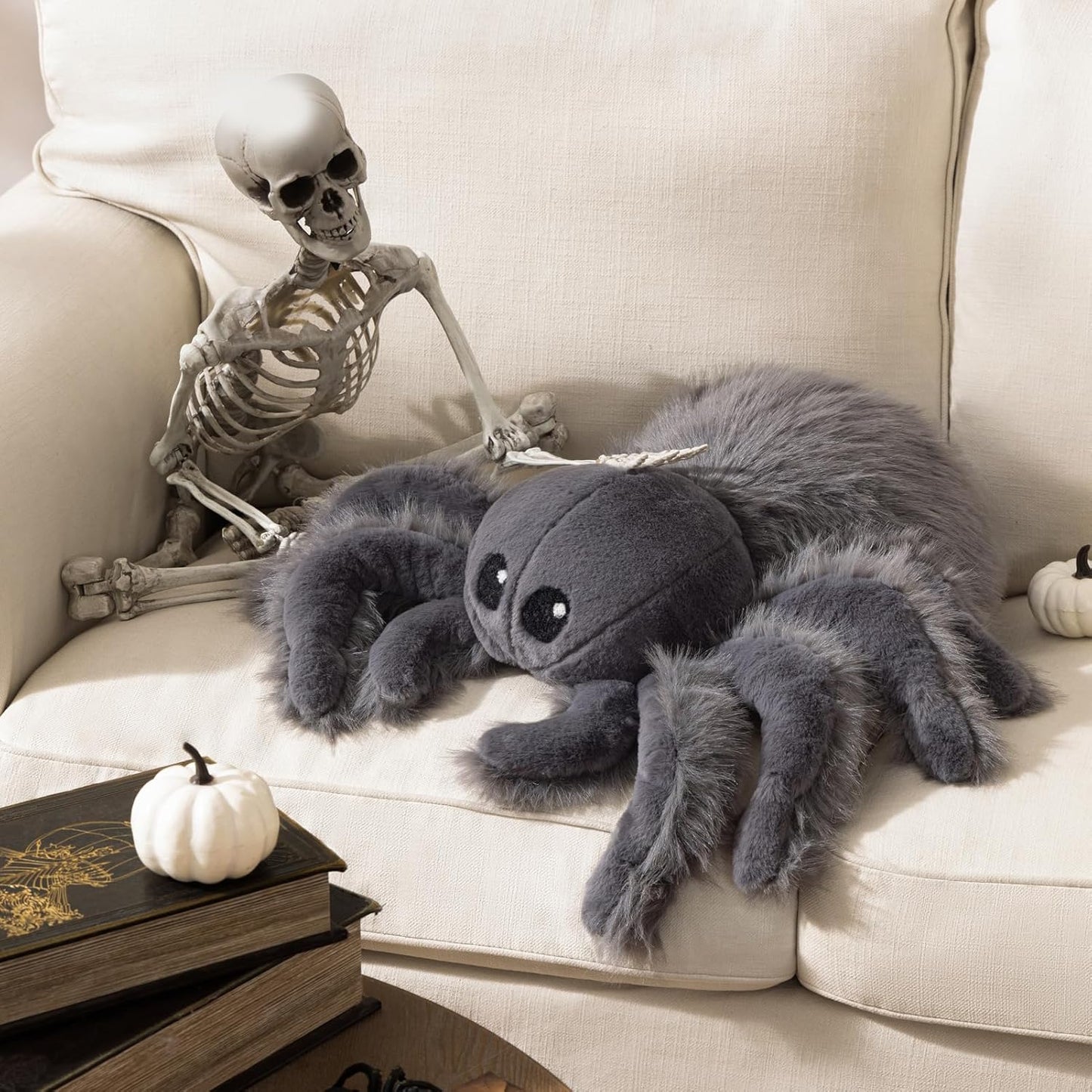 Halloween Spider Shaped Throw Pillow