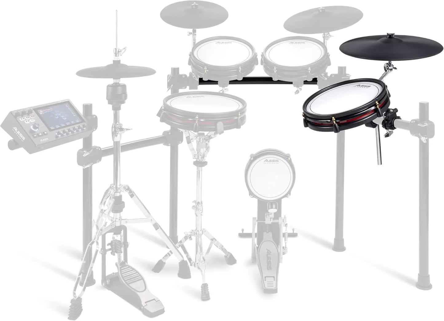 Alison Strata Prime Electronic Drum Set with Touch Screen Dual Area Grid Head