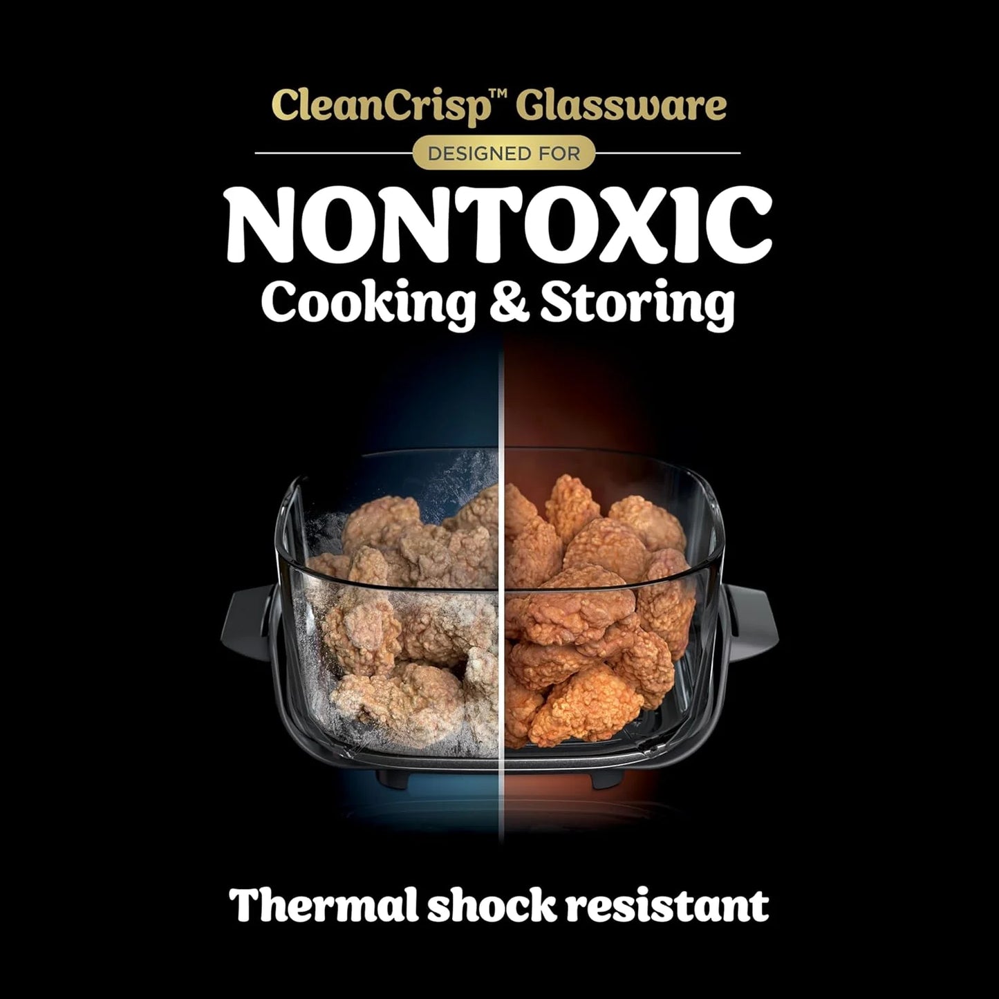 Crispi Air Fryer Microwave Freezer & Dishwasher Safe