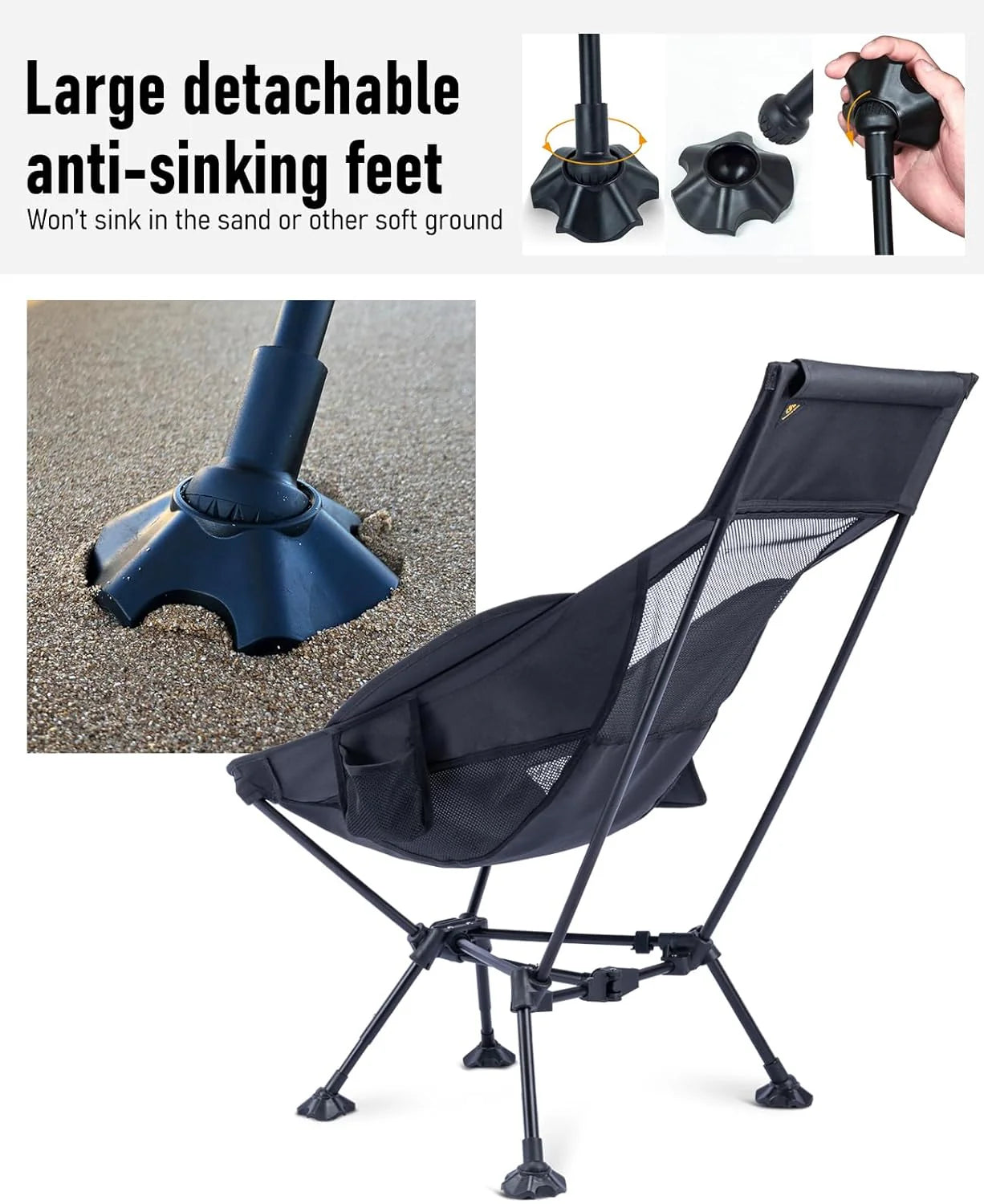 Ultralight Compact Camping Folding Beach Chair