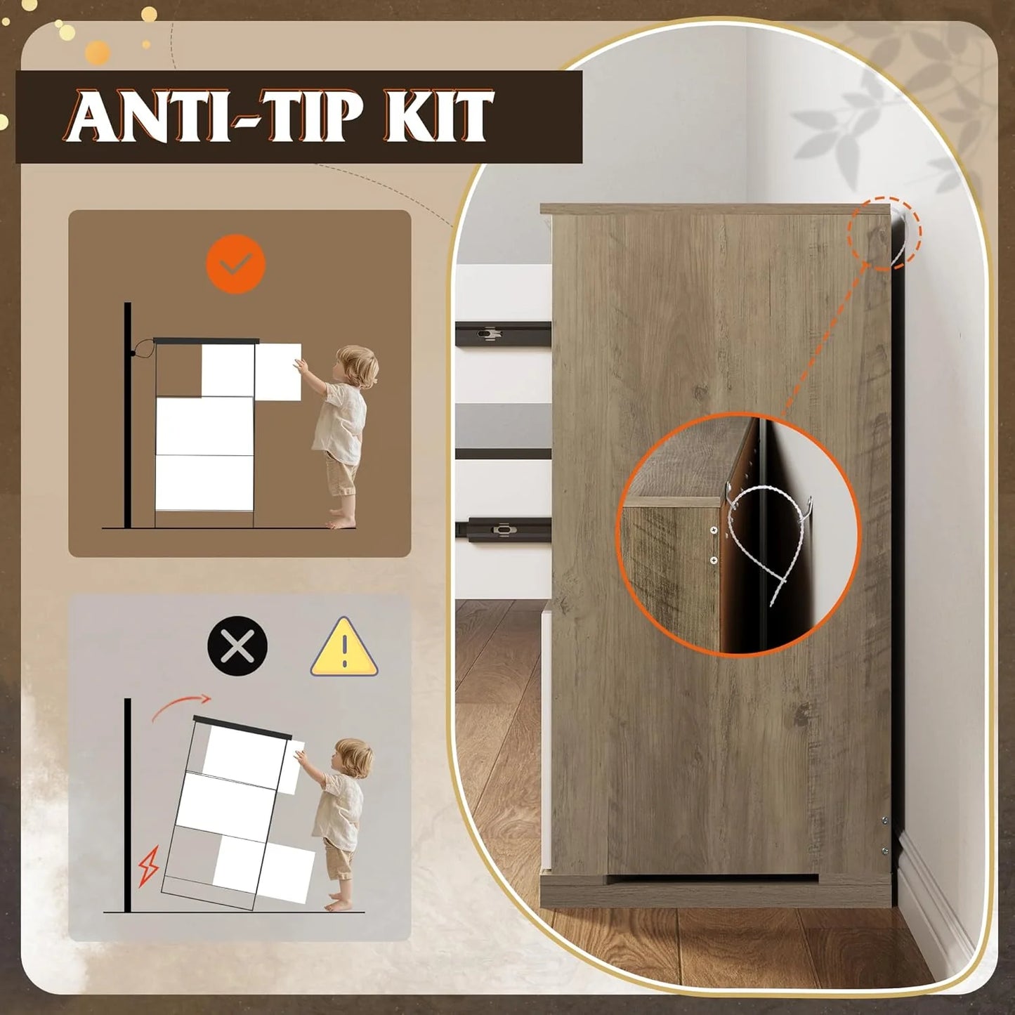 9 Drawer Led Dresser for Bedroom, 58.35'' Wide Wood Dresser Storage Organizer with Power Outlets for 65'' TV, Dressers with Open Shelves