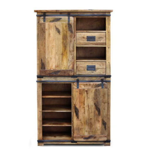 Luxury Industrial Living Room TV Cabinet and Bedroom Furniture Set