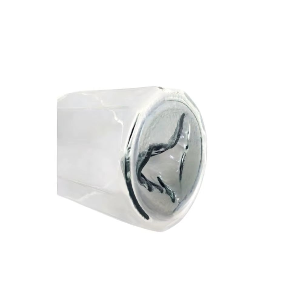 Elegant Gray Glass Coffee Cup for Daily Use