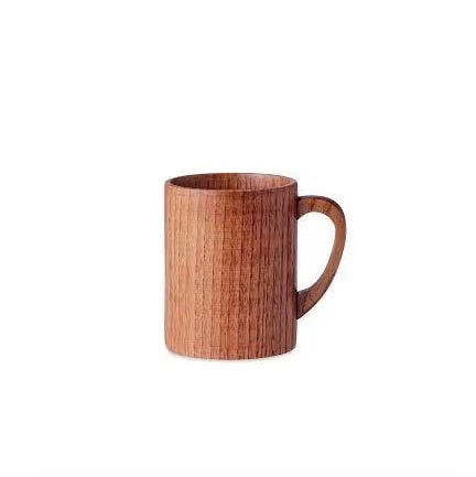 Handcrafted Oak Wood and Stainless Steel Beer Mug for Eco Style Drinking