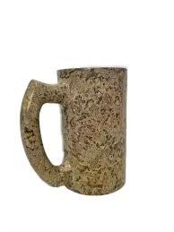 Polished Brown Marble Agate Mug Unique Handmade Stone Cup